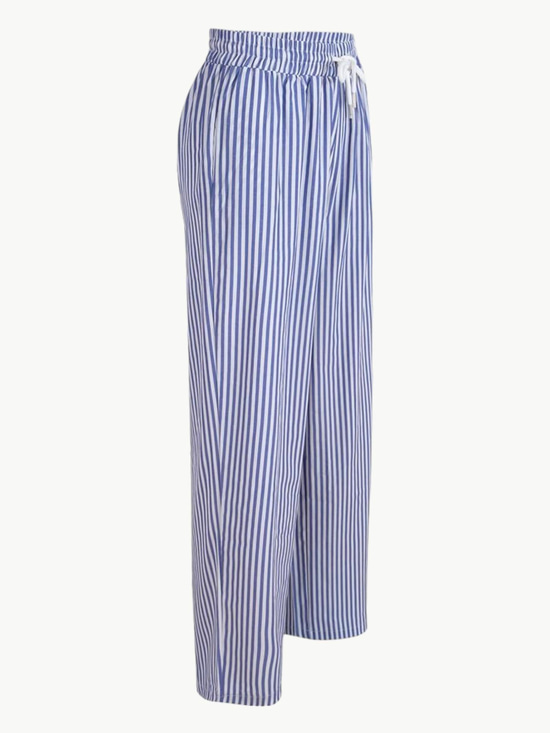 Koton Pantolon - Mavi Çizgili Pantolon Modelleri