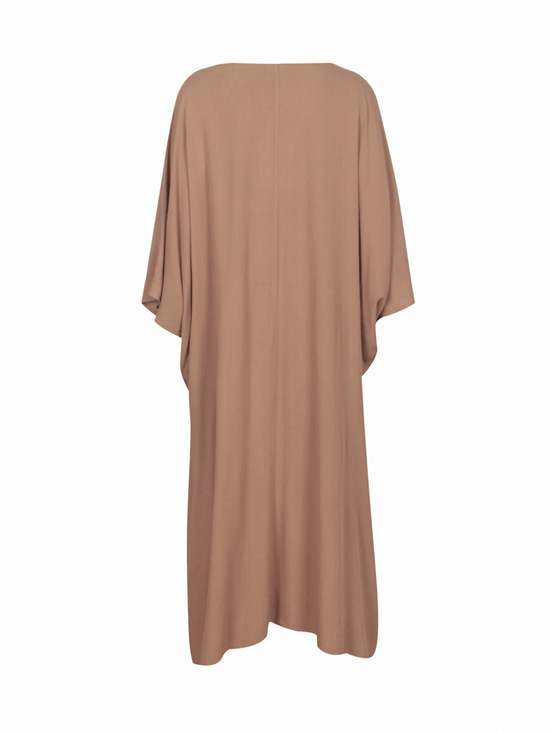 Loose Fit Pareo-Elbise - Camel
