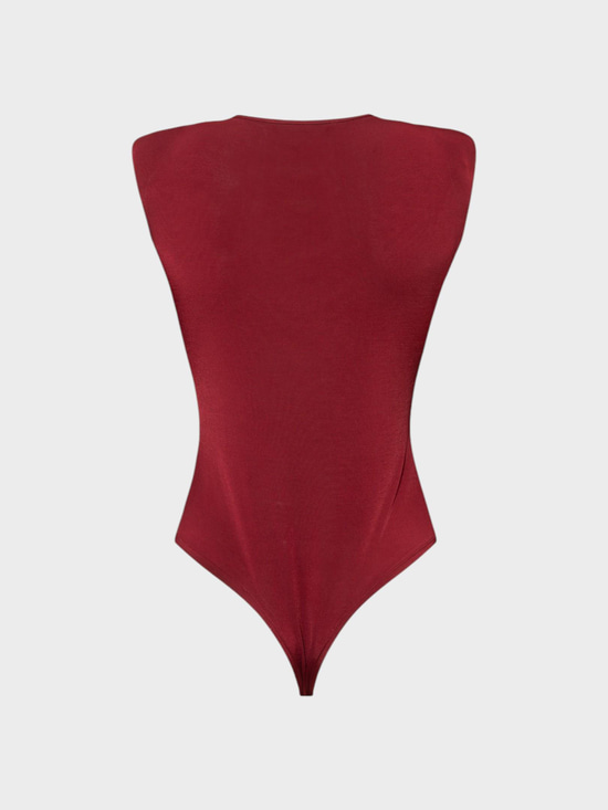 Önü Burgu ve Omuzları Vatka Detaylı Kolsuz İkonik Body Kategorisiz Modelleri