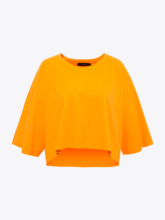 Oversize Crop T-shirt - Oranj