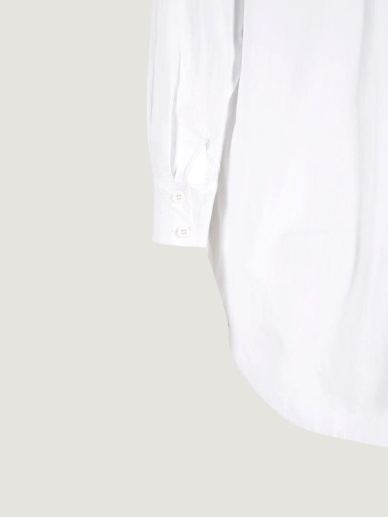 Oversize Kesim Koton Gömlek - Ekru Gömlek Modelleri