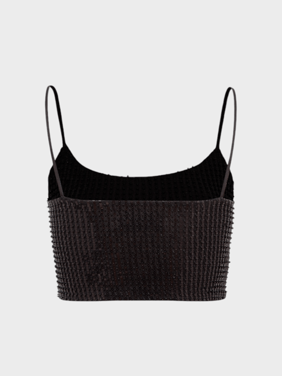 Payetli Crop Bluz Kategorisiz Modelleri
