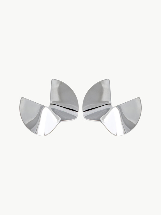 Şekilli Yarım Ay Küpe - Silver Küpe Modelleri