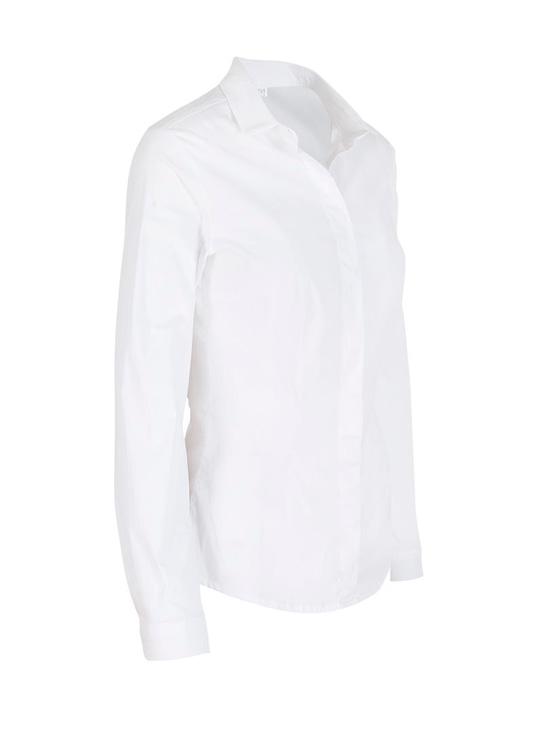 Slim Fit Basıc Gömlek - Beyaz