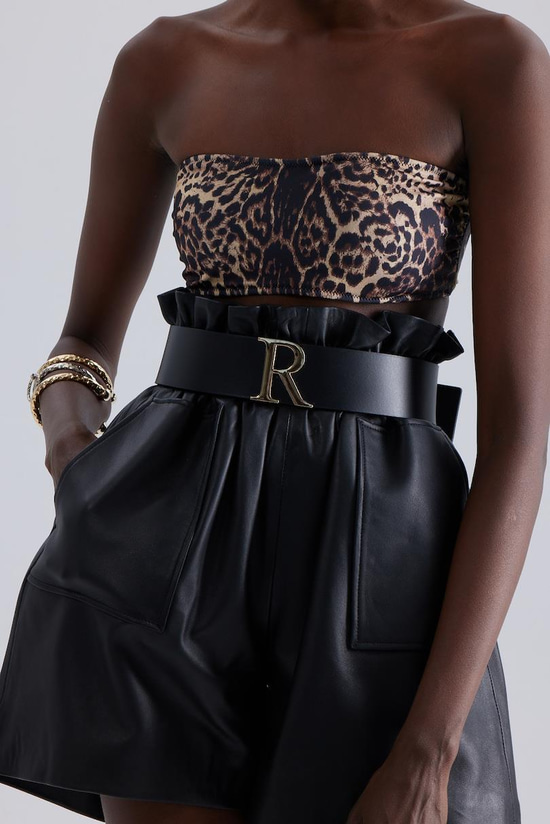 Straplez Leopar Bikini Takımı - Leopar
