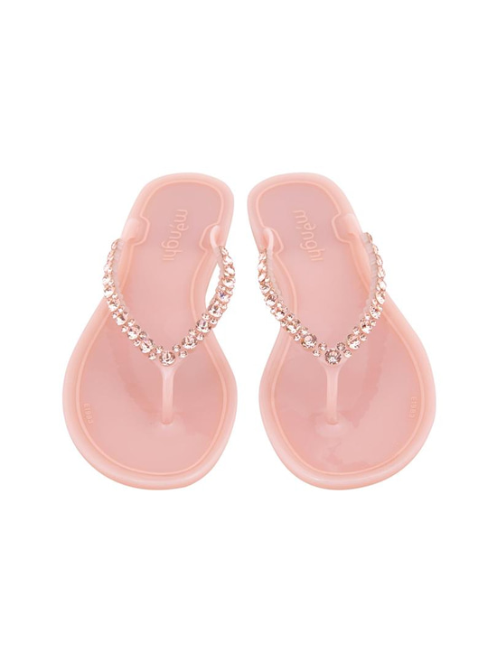 Swarovski Taşlı Terlik - Pembe