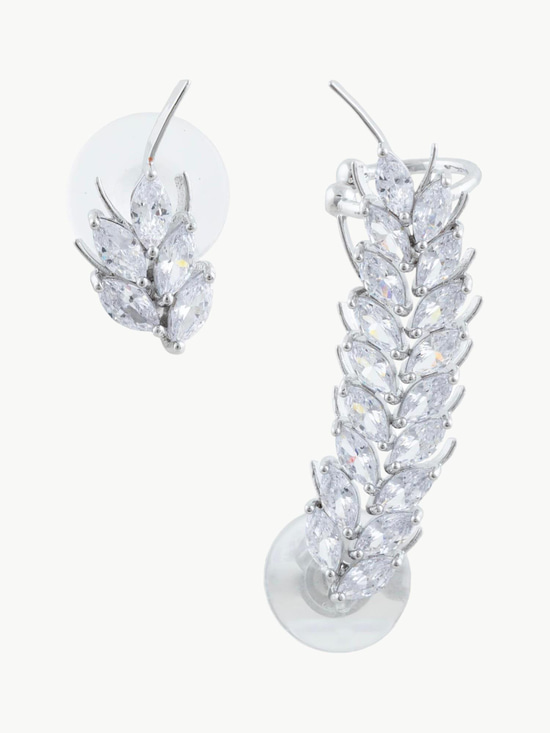 Taşlı Başak Kıkırdak Küpe - Silver Küpe Modelleri