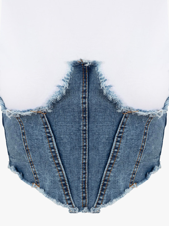 TW3-693 Jean BÜSTİYER DETAYLI TSHIRT Kategorisiz Modelleri