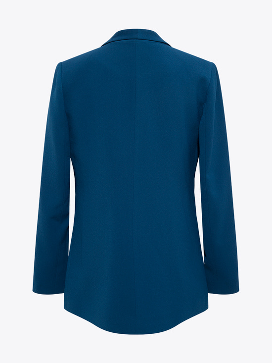Uzun Blazer Ceket - Petrol