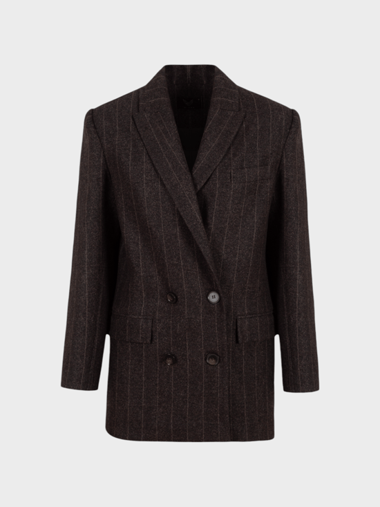 Vatkalı Blazer Ceket - Kahve Ceket Modelleri
