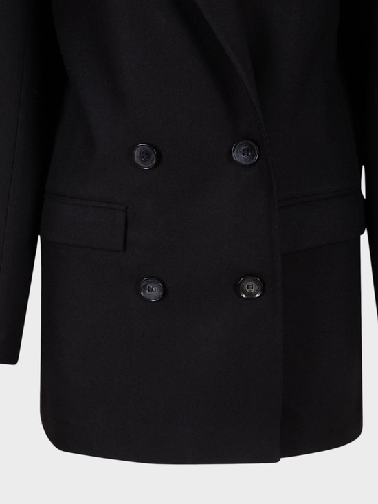 Vatkalı Blazer Ceket - Siyah Ceket Modelleri
