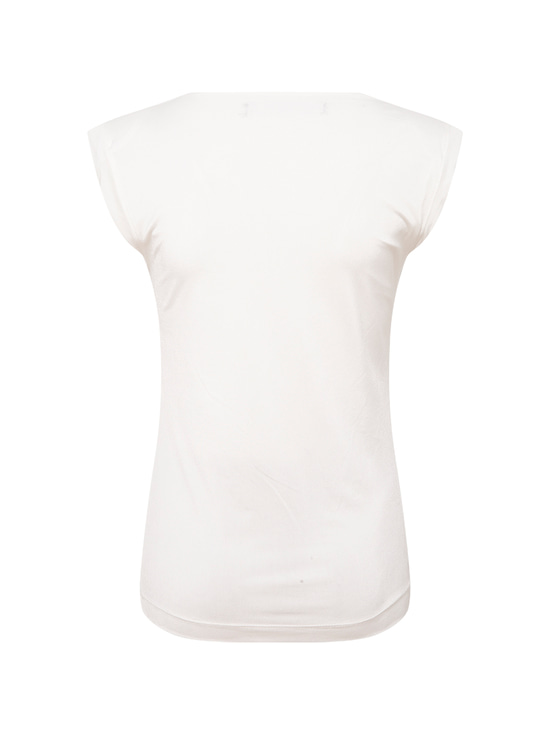 Vatkalı Jarse T-shirt - Ekru