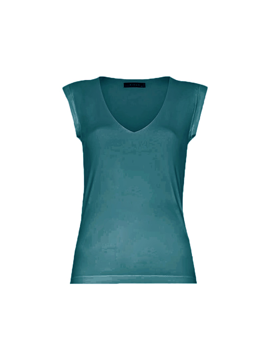 Vatkalı Jarse T-shirt - Yeşil