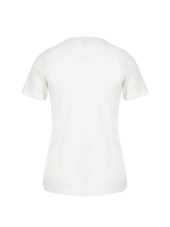 VINI Batik V Yaka Basic T-shırt - Beyaz