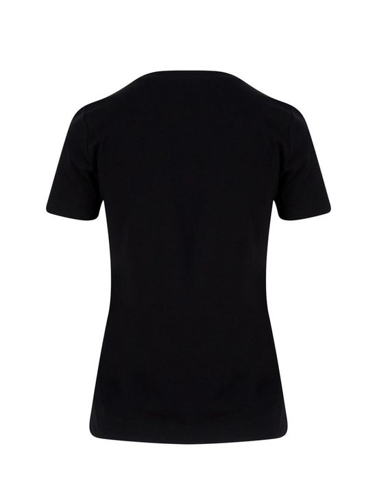 VINI Batik V Yaka Basic T-shırt - Siyah