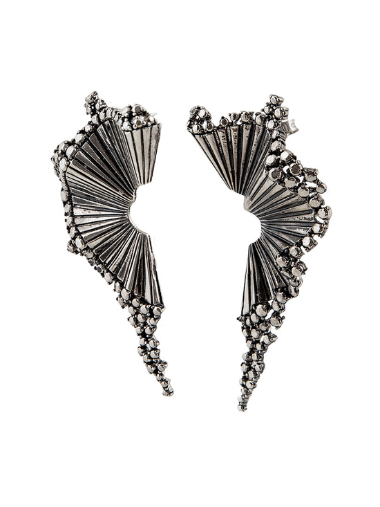 Yelpaze Küpe - Silver