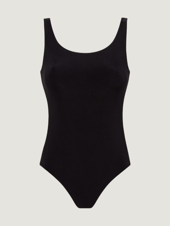 Yüzücü Atlet Kesim Alttan Çıtçıtlı Body - Siyah Body Modelleri