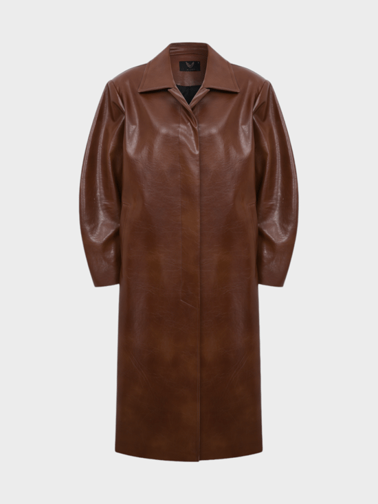 Zeytin Çekirdeği Tasarım Oversize Uzun Mont Kategorisiz Modelleri