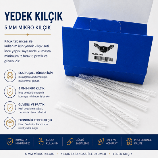 Kılçık Tabancası Kılçığı - Eşarp Ve Şal Sabitleme için 