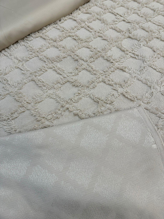 Havuz Baklava Desen Püskül Detaylı Limi Pike Kapuçino