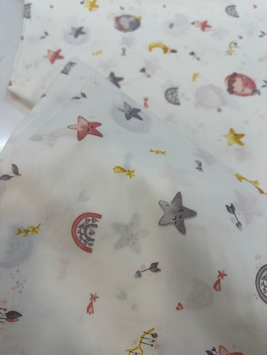 Boho Gökyüzü Desen Akfil D3350 Pembe