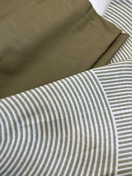 Dalga Desen Akfil Kumaş D80475 Yeşil