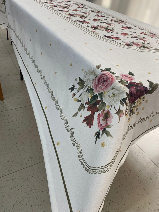 Bahar 6 Desen Pano Masa Örtüsü