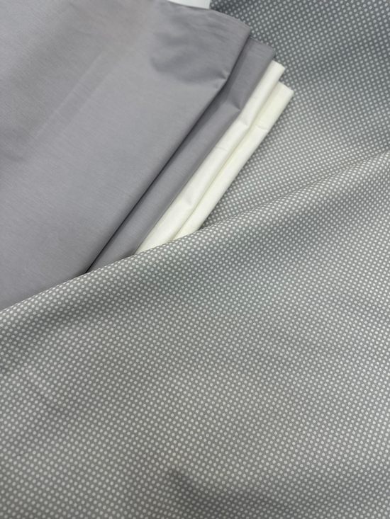 Sık Puanlı Akfil Kumaş D80630 Gri