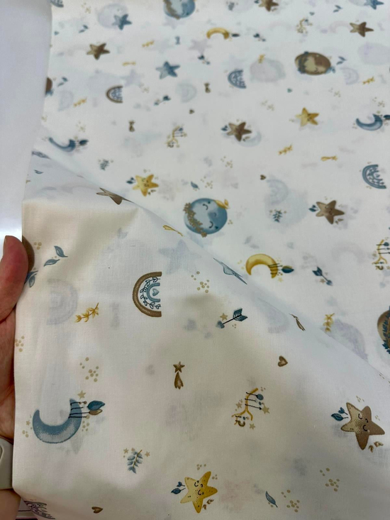 Boho Gökyüzü Desen Akfil D3350 Mavi
