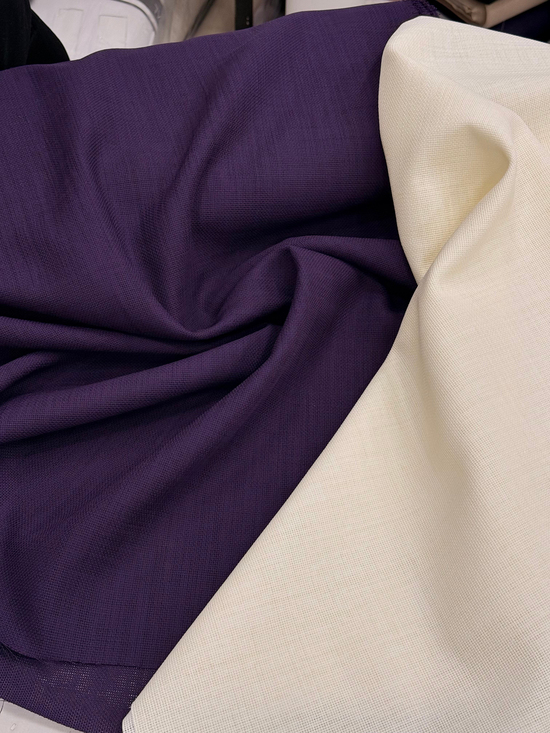 Etuval Linen Kumaş Mor