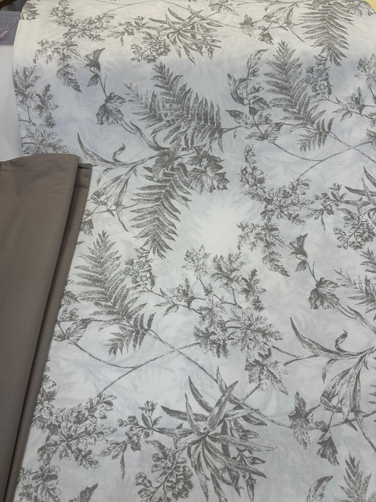 Gölge Bahçe Desen Poplin D80665 Çuval