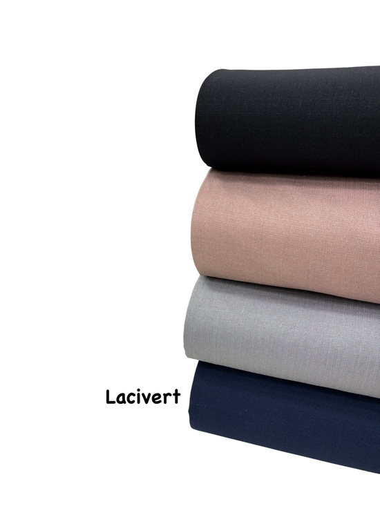 Fila Keten Görünümlü Kumaş Lacivert