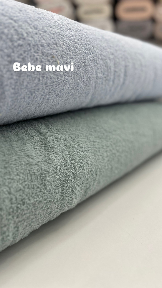 Havlu Kumaş Bebek Mavi