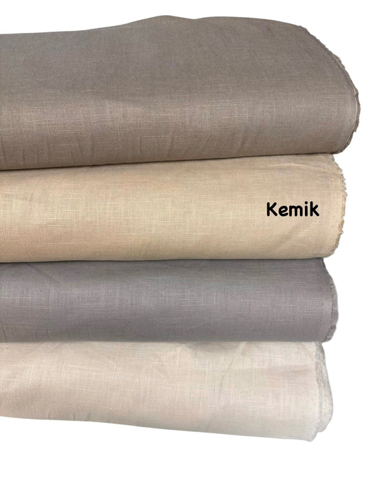Premium Keten Kumaş Kemik