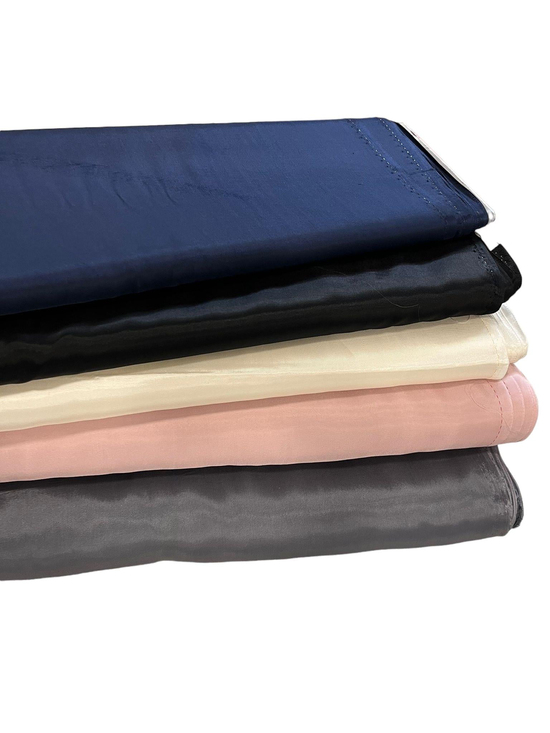 Tek En İpek Astar Beyaz