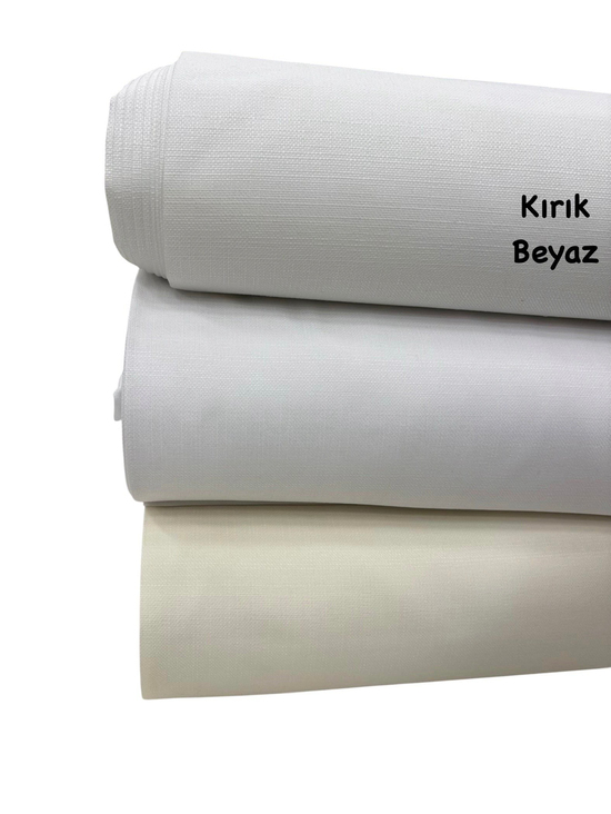 Fila Keten Görünümlü Kumaş Kırık Beyaz
