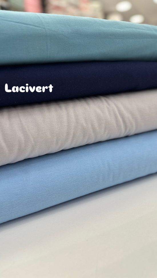 Düz Renk Pazen Kumaş (Geniş Enli) Lacivert