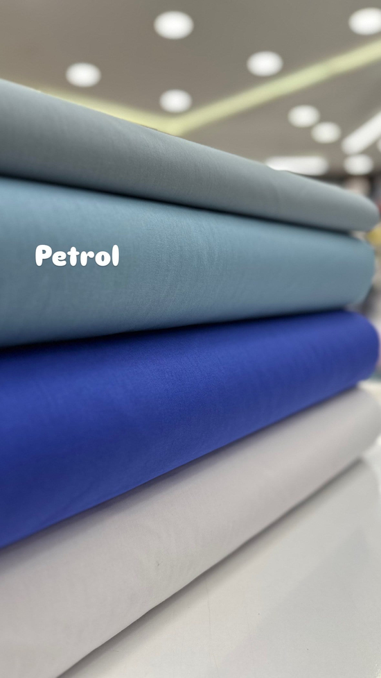 Düz Renk Akfil Kumaş Petrol