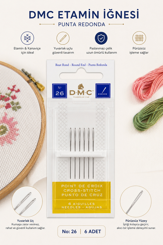 Dmc Etamin İğnesi 26 Numara