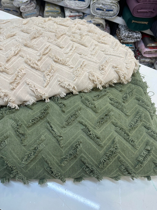 Kesik Zigzag Püsküllü Limi Pike Yeşil
