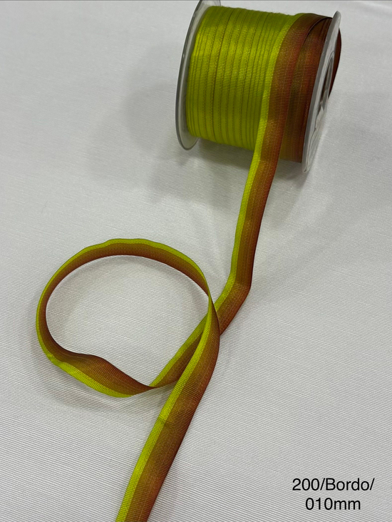 200 No Bordo Batik İpek Kurdele 10 Mm Genişlikli