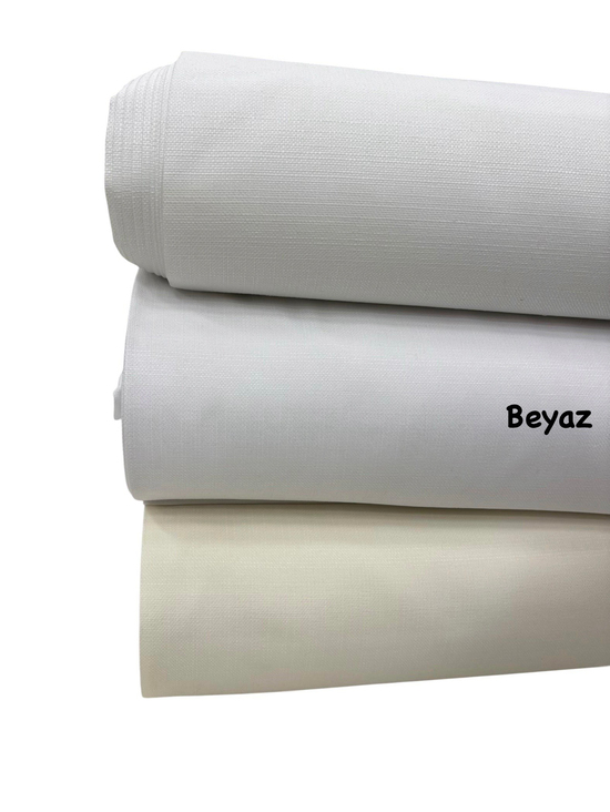 Fila Keten Görünümlü Kumaş Beyaz
