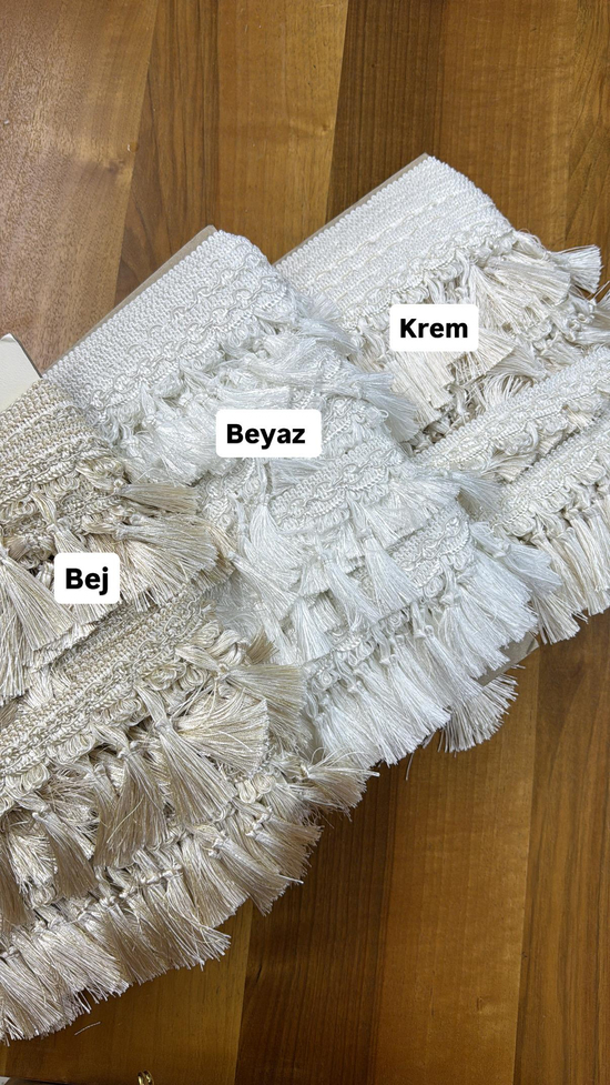 Metreişi Bağlama Saçaklı Püskül