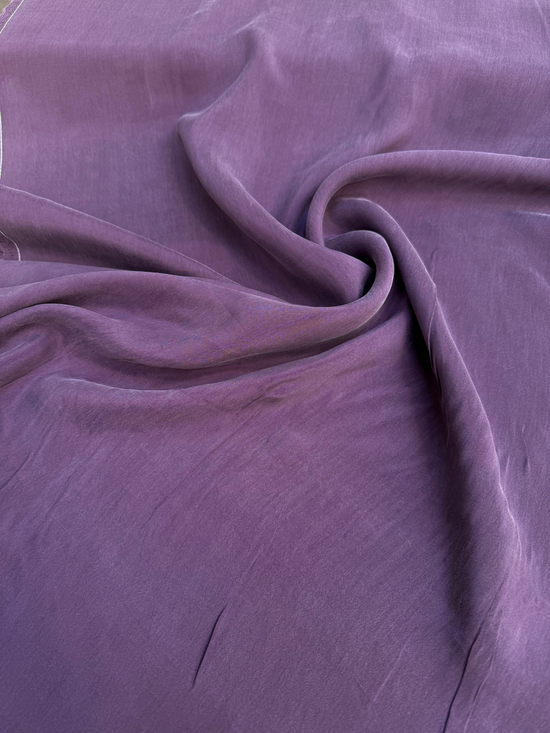 İpeker Düz Scarlet İpek Cupro Kumaş Violet
