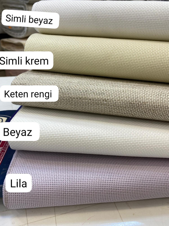 DMC 14 Count Etamin Kumaş (110 cm Enli)