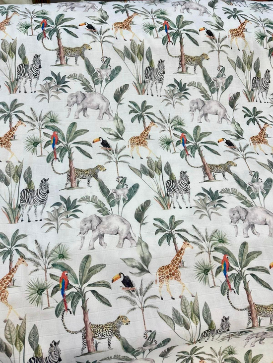 Safari Dijital Desen Müslin D2390