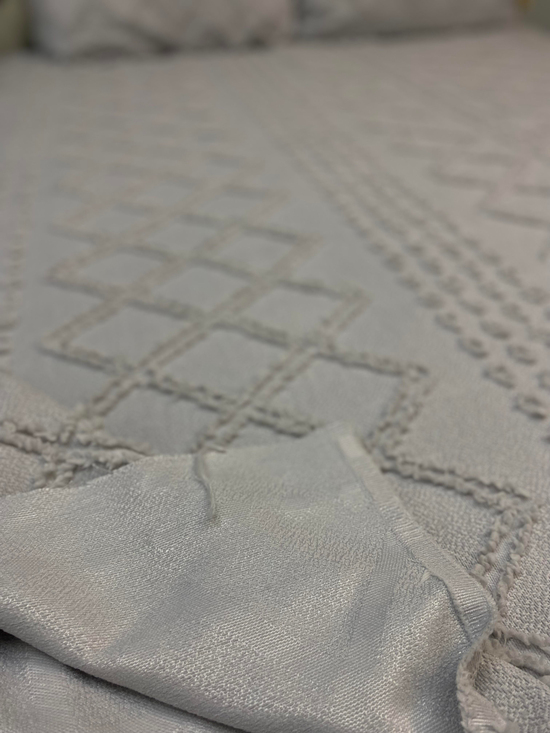 Kupon Kilim Desen Püskül Detaylı Limi Pike Gri