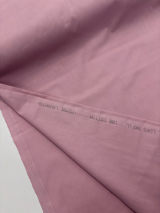 Düz Renk Akfil Kumaş Pembe Lavanta