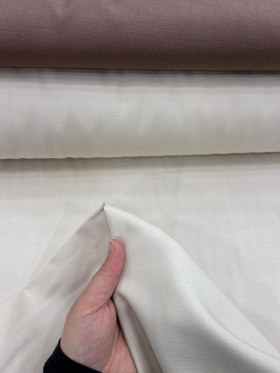 Düz Renk Duck Keteni Açık Bej Rengi