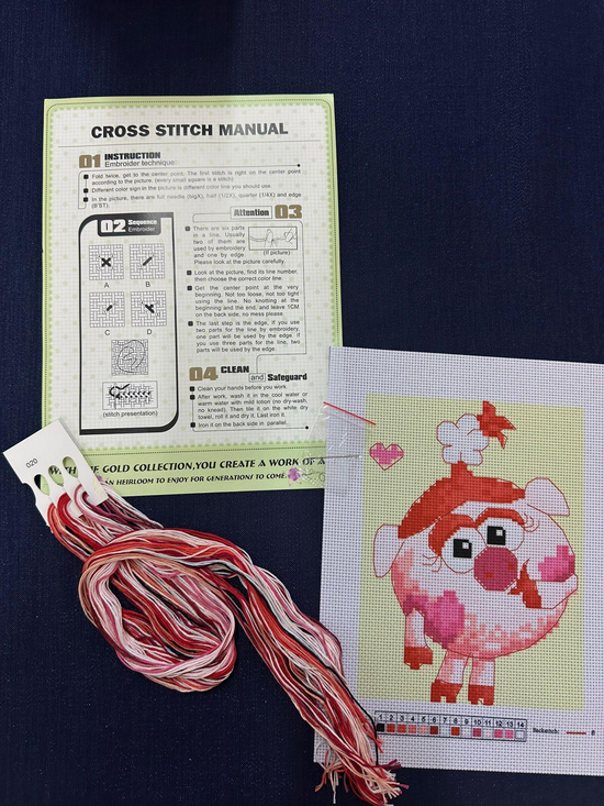 20 Nolu Pembe Kendin Yap Etamin Seti